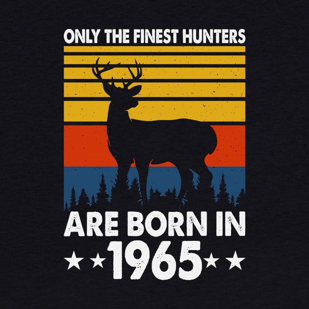 Only The Finest Hunters Are Born In 1965 T shirt For Women by QueenTees